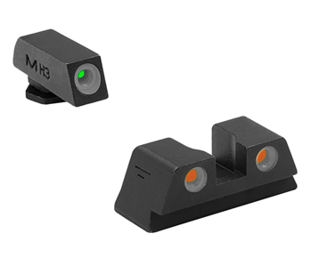 117766 Meprolight USA 102203301 Mepro Tru-Dot Fixed Sights Self-Illuminated Green Triti