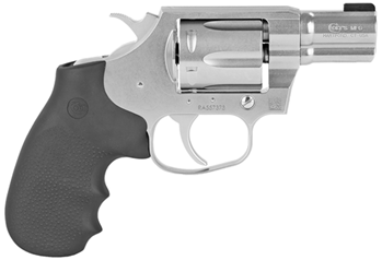 Colt's Manufact COBRA Colt Mfg Cobra 38 Special 6 Round 2" Brushed Stainless Steel Black Hogue Rubber