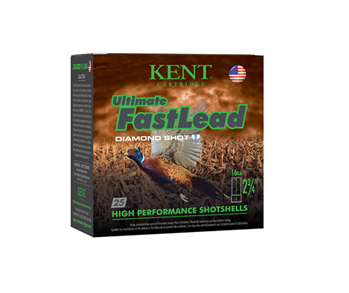117958 Kent Cartridge K162UFL285 Ultimate Fast Lead 16 Gauge 2.75" 1 oz 5 Shot 25 Bx/ 1