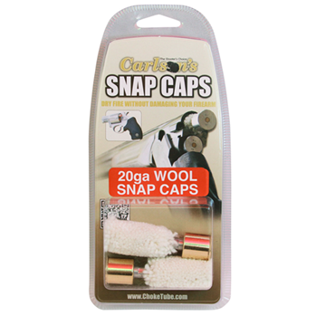 Carlsons 118235 Carlson's Choke Tubes 00109 Snap Cap  20 Gauge Wool with Brass Base 2 Per Box