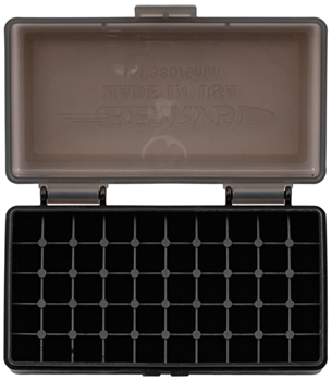 Berrys Manufact 118351 Berrys 19642 401 Ammo Box 9mm Luger,380 ACP 50rd Smoke Lid w/Black Bottom