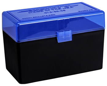 Berrys Manufact 118362 Berrys 82467 409 Ammo Box 308 Win,243 Win 50rd Blue Lid w/Black Bottom