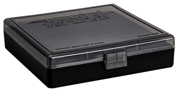Berrys Manufact 118368 Berrys 92199 008 Ammo Box 40 S&W,45 ACP 100rd Smoke Lid w/Black Bottom