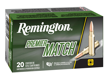 118444 Remington Ammunition RM65PRC01 Premier Match 6.5 PRC 145 gr Open Tip Match Boat