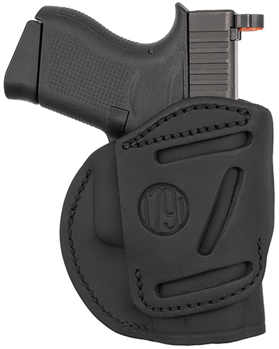 1791 Gun Leathr 118458 1791 Gunleather 4WH3SBLL 4-Way Concealment Holster Size 03 IWB/OWB Style made of