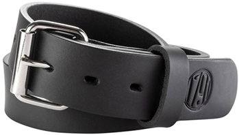 1791 Gun Leathr 118473 1791 Gunleather BLT013236SBLA Gun Belt 01  made of Leather with Stealth Black Fi