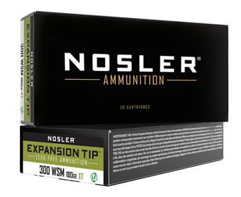 118765 Nosler 40152 Trophy Grade  300 WSM 180 gr E-Tip 20 Bx/ 10 Cs