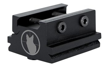 118776 Predator Tactics 97500 DeadEye Rail Adapter Matte Black Aluminum