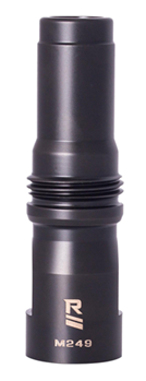 Rugged Gear 118929 Rugged Suppressor MD001 M249 Muzzle Device Black with 9/16x24 LH Threads & Dual