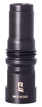 Rugged Gear 118930 Rugged Suppressor MD002 M240B Muzzle Device Black with 25/32x24 Threads & Dual T