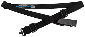 119082 Blue Force Gear VCAS2TO1PB125AABK Vickers 221 Sling made of Black Cordura with 5