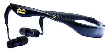 Altus Brands 119229 Pro Ears PEEBBLK Stealth 28  28 dB Behind The Head Black Ear Buds with Black Ban