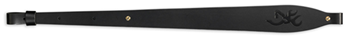 119586 Browning 122499 Big Buckmark Sling made of Black Leather with 25"-35" OAL & Adju