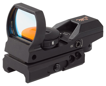 119590 Browning 1290230 Buck Mark  Black Anodized 1x 3 MOA Multi Red Dot Reticle