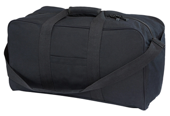 Us Peacekeeper 119754 US PeaceKeeper P21524 Gear Bag  Black Canvas with 4 Flat Pockets, Soft Loop Area