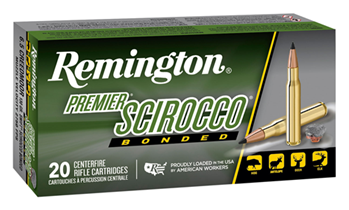 119928 Remington Ammunition PRSC65CR Premier Scirocco Bonded 6.5 Creedmoor 130 gr Swift