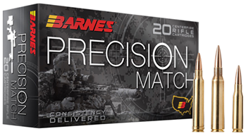 119939 Barnes Bullets 30831 Precision Match  6.5 Grendel 120 gr Open Tip Match Boat-Tai