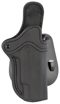 1791 Gun Leathr 120171 1791 Gunleather ORPDH1SBLR BH1 Optic Ready Paddle Holster Size 01 OWB Open Top S