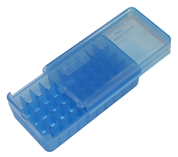 Mtm Molded Prod 120245 MTM Case-Gard P50SS-45-24 Side-Slide Ammo Box Pistol Multi-Caliber Handgun Clear