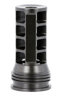 OSS MB-QD 762 Huxwrx 1574 QD 762 Muzzle Brake Black with 5/8"-24 tpi Threads, 2.30" OAL & 1.20