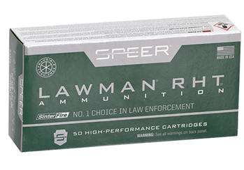 Cci/speer 120686 Speer Ammo 53375 Lawman RHT 40 S&W 125 gr Frangible 50 Bx/ 20 Cs