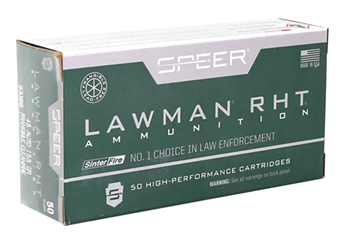 Cci/speer 120687 Speer Ammo 53395 Lawman RHT 45 ACP 155 gr Frangible 50 Bx/ 20 Cs