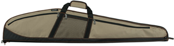 Bulldog Cases 120715 Bulldog BD221 Plus Rifle Case 48" Khaki with Black Trim Water-Resistant Nylon