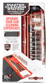 120792 Real Avid/Revo AVMCSU Master Cleaning Station Universal Rifle/Shotgun Bronze, Ny