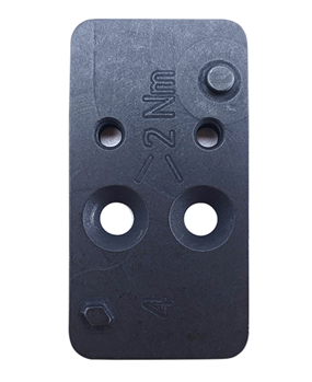 Heckler & Koch 121240 HK 50254264 Mounting Plate #4  HK VP9 w/Optic Cuts, Leupold DeltaPoint Black