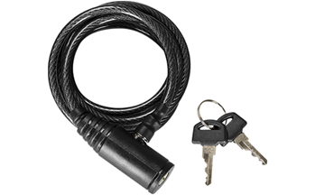 121336 Spypoint CLM6FT Cable Lock  Compatible With Spypoint Cameras 6' Long Black