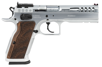 Italian Firearm DEFIANT Tanfoglio IFG TF-STOCKM-40 Defiant Stock Master LG 40 S&W Caliber with 4.75" Bar