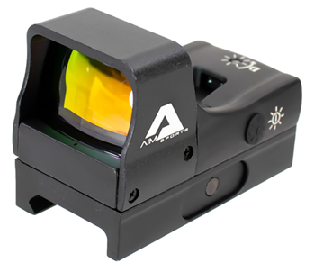 Aim Sports Inc 121554 Aim Sports RT5C1 Reflex Compact Matte Black 1x27mm 3.5 MOA Illuminated Red Dot R