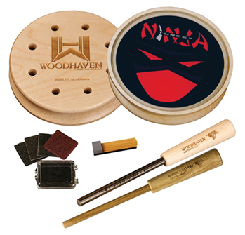 Woodhaven Custo 121587 Woodhaven WH310 Red Ninja  Friction Call Turkey Hen Sounds Attracts Turkeys Natu