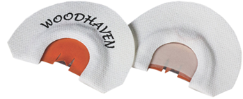 Woodhaven Custo 121594 Woodhaven WH100 Copperhead  Diaphragm Call Triple Reed Attracts Turkeys White