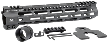 121665 Midwest Industries MICRLW105 Combat Lightweight AR-15 Black Hardcoat Anodized Al