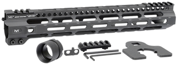 121666 Midwest Industries MICRLW12625 Combat Lightweight AR-15 Black Hardcoat Anodized