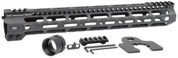 121667 Midwest Industries MICRLW14 Combat Lightweight AR-15 Black Hardcoat Anodized Alu