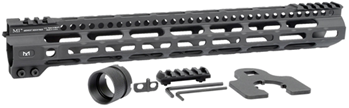 121668 Midwest Industries MICRLW15 Combat Lightweight AR-15 Black Hardcoat Anodized Alu