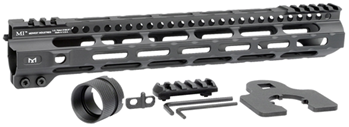 121670 Midwest Industries MIULW12625 Ultralight  AR-15 Black Hardcoat Anodized Aluminum