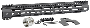 121672 Midwest Industries MIULW15 Ultralight  AR-15 Black Hardcoat Anodized Aluminum/Po