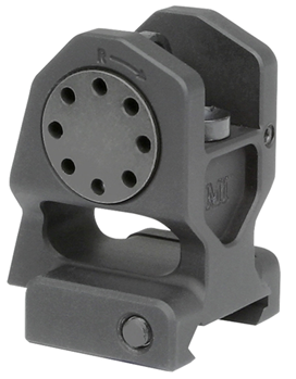 121675 Midwest Industries MICBUIS Combat  Fixed Rear Sight AR-15, M4, M16 Black