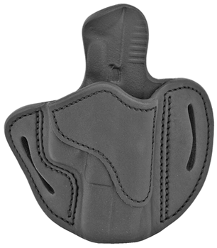 1791 Gun Leathr 121732 1791 Gunleather ORBH21SBLR BH2.1 Optic Ready Belt Holster OWB Stealth Black Leat