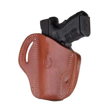 1791 Gun Leathr 121737 1791 Gunleather ORBH24SCBRR BH2.4S Optic Ready Belt Holster Size 2.4S OWB Open T