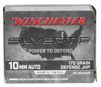Winchester Ammu 121891 Winchester Ammo W10MMST Super-X  10mm Auto 175 gr Silvertip Jacket Hollow Point