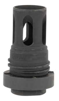 Yankee Hill Mac 121974 Yankee Hill 431524A Mini QD  Flash Hider 5.56 NATO Black Phosphate 5/8"-24 tpi