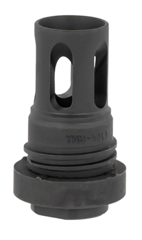 Yankee Hill Mac 121976 Yankee Hill 431536A Mini QD  Flash Hider 5.56 NATO Black Phosphate 1/2"-36 tpi