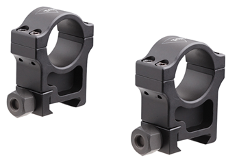 122224 Trijicon AC22006 Scope Ring Set  Picatinny Rail Extra High 1" Tube Black Hardcoa