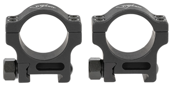 122226 Trijicon AC22009 Scope Ring Set  Picatinny Rail 30mm Tube Black Hardcoat Anodize