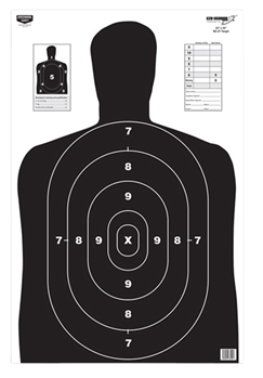 122382 Birchwood Casey 37021 EZE-Scorer BC-27 Silhouette Paper Target 23" x 35" 100 Per