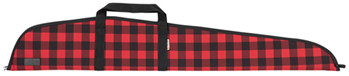 122394 Allen Heritage 70752 Lakewood Shotgun Case made of Red Buffalo Plaid Cotton Canv